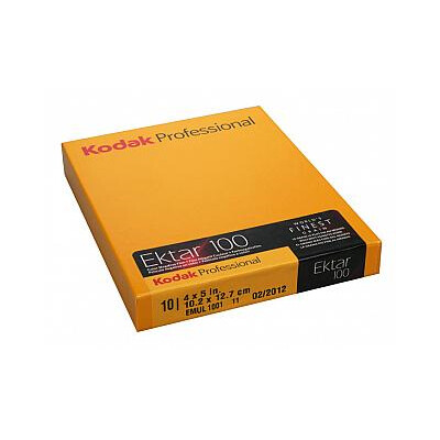 Kodak EKTAR 100 Professional - 4x5 Inch 10 Blatt MHD 12/2024