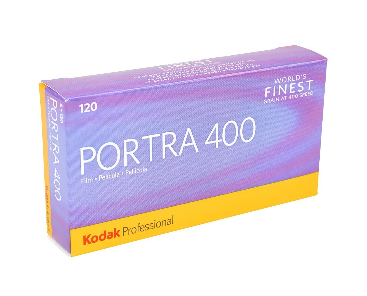 KODAK Portra 400, Format 120 Rollfilm 5 Stück MHD 09/2023