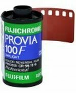 FUJIFILM Fujichrome Provia 100F Professional RDP-III Color Transparency Film (35mm Roll Film, 36 Exposures) with development of a 35mm slide film, including framing of the slides