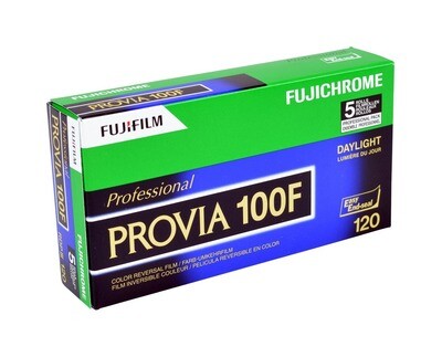 ​Fujifilm Fuji PROVIA 100F RDPIII 120 5-Pack (51169935) Expired 02/2022