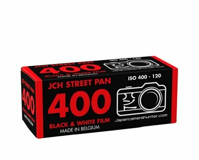 JCH StreetPan 400 Film Format 120 (Neue Emulsion) ISO 400 Photo-Film für Schwarzweiss-Papierbilder MHD 02/2022