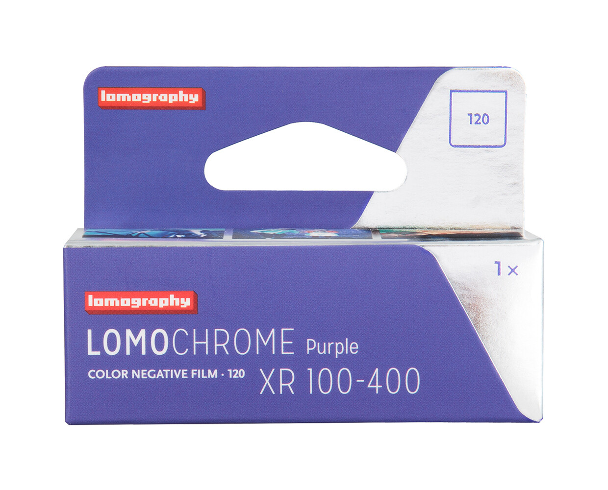 Lomography LomoChrome Purple XR 100-400 Rollfilm 120 MHD 05/2025