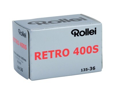 Rollei Retro 400S Back and White  Negative film format 135-36 expired 02/2028