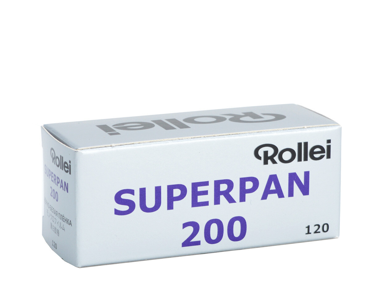 Rollei Superpan 200 Rollfilm Format 120 MHD 10/2023