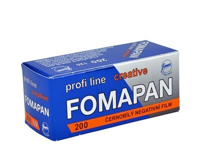 Fomapan 200 Creative Black and White Negative Film (120 Roll Film) expired 03/2024