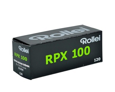 Rollei RPX 100 Rollfilm Format 120 expired 09/2026