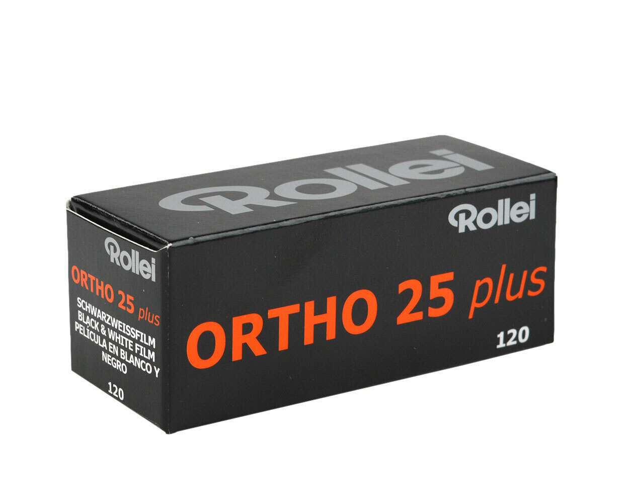 Rollei Ortho 25 Plus Black and White Negative Film (120 Roll Film) date 04/2021