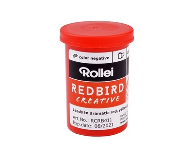Rollei Redbird 35mm 36 exposures redscale film - pre-order now (available from approx. 07.04.2021)