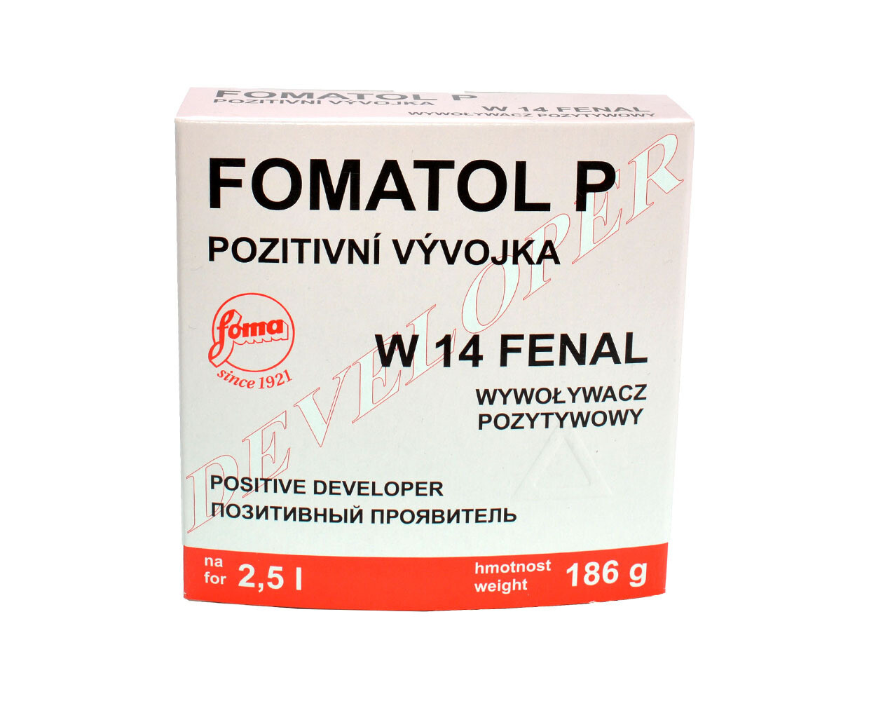 Fomatol Powder P W14 neutral tone paper developer for 2,5L