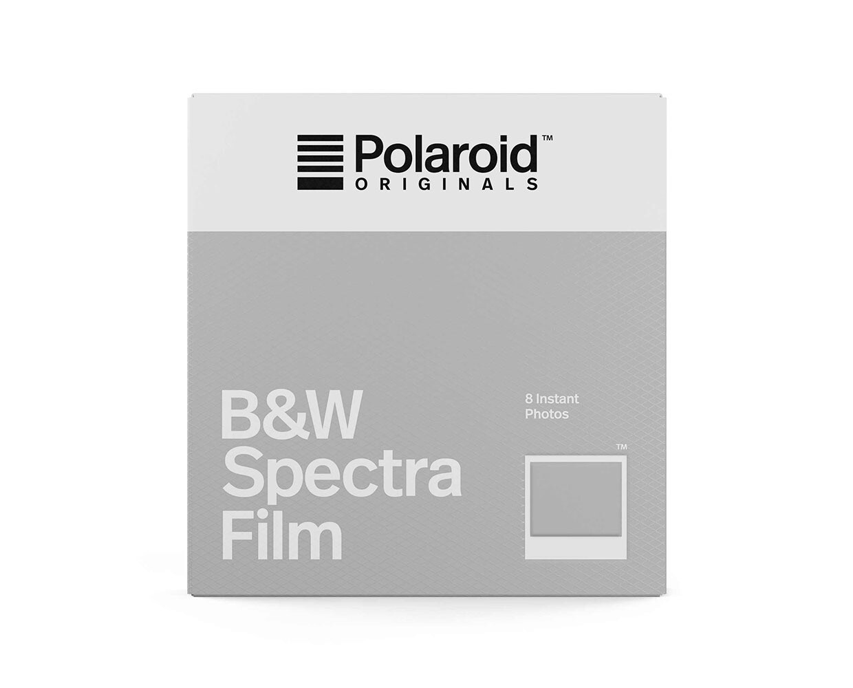Polaroid Originals IMAGE/Spectra Black & White, for Polaroid Image/Spectra Cameras - 640 ASA - 8 expositions - Produced 006-2019