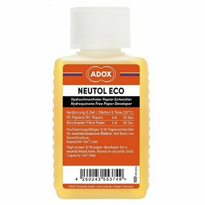 Adox Neutol Eco Paper Developer b/w Thinner 1:4 0.1Liter