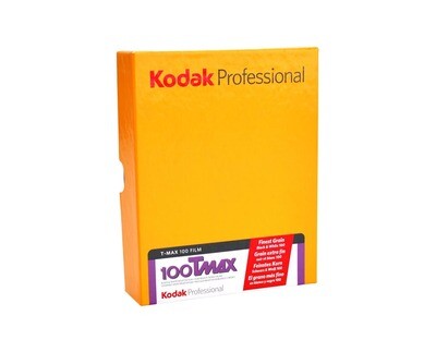 Kodak T-Max 100 Planfilm 10,2x12,7cm (4x5") 10 sheets expired 03/2024