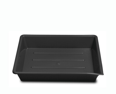 Kaiser lab trays 9.5x12" (24x30cm) black