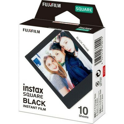 Fujifilm instax SQUARE Instant Film "Black Frame Edition" (10 Exposures)