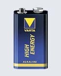 VARTA 9V Block High Energy Batterie