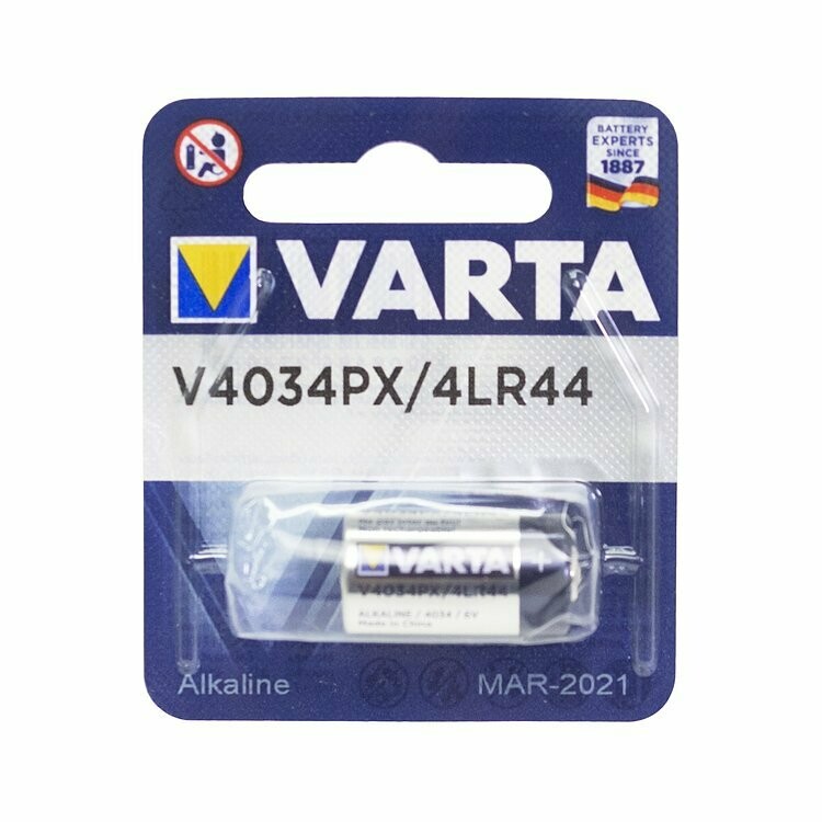 Varta 4LR44 Alkaline Batterie PHOTO V 4034 PX - to be used until 04/2024