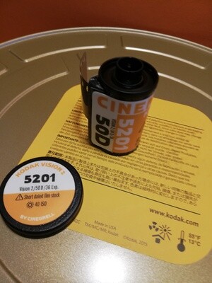 Kodak 5201 Cinema Film 50D Vision 2 ~ 35mm 35mm 36 exposures