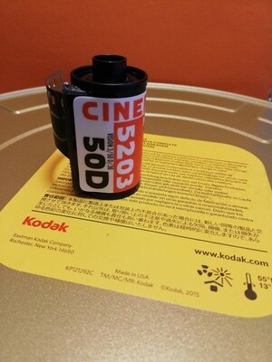 Kodak 5203 Cinema Film 50D Vision3 ~ 35mm ~ 35mm 36 exposures