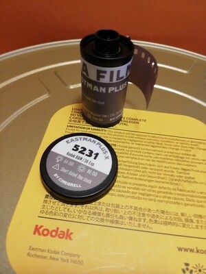 Kodak 5231 Cinema FilmPlus-X Black & White Film 35mm Plus-X ISO 80