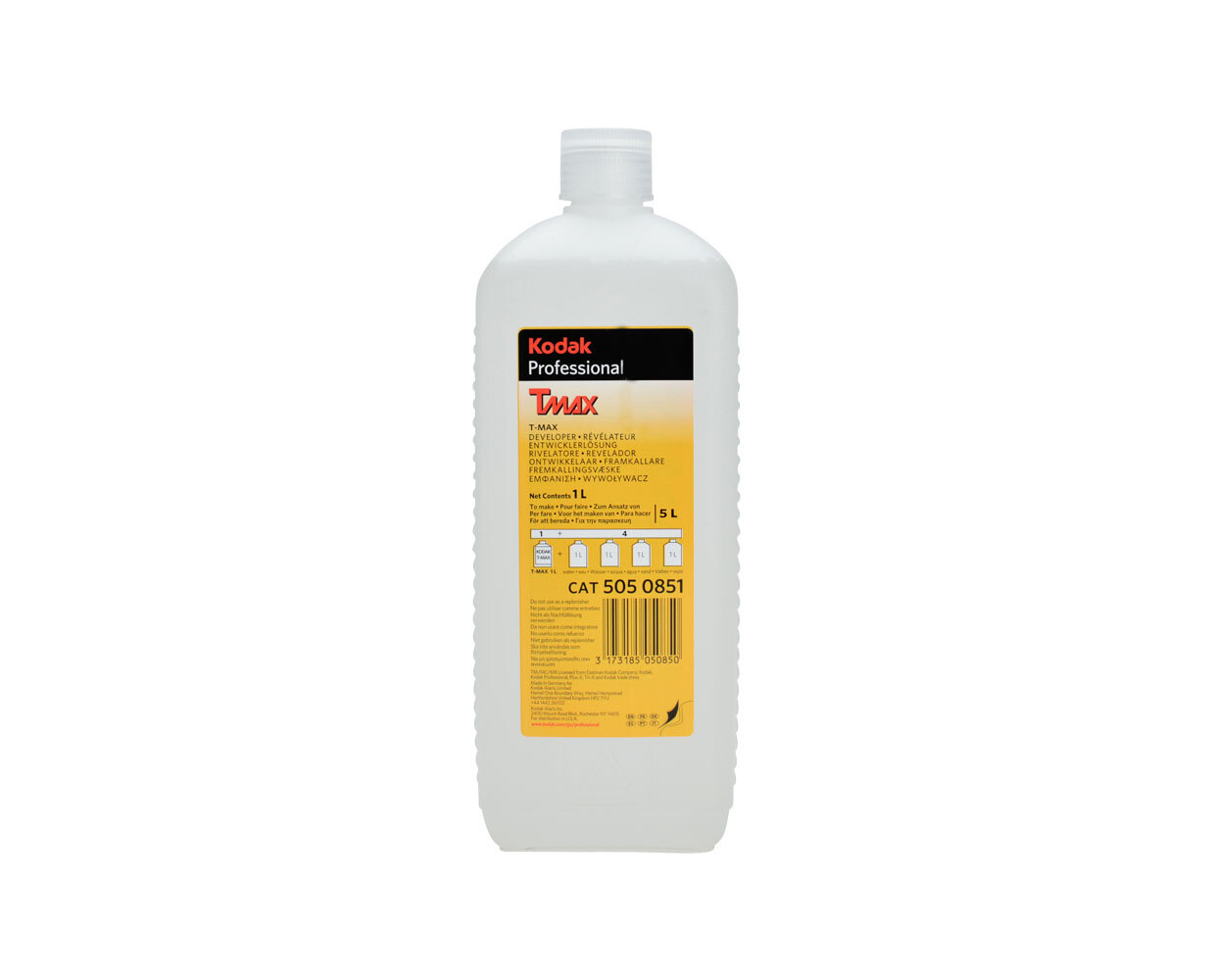 Kodak T-MAX 1 Liter Filmentwicklerkonzentrat für 5 Liter (5050851)