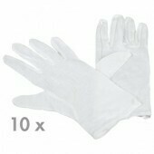 Handschuhe Baumwolle M für Labor Arbeiten, Grösse 10 (M), 10er Pack