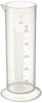 Kaiser Measuring cylinder 500ml - Plastic Graduate