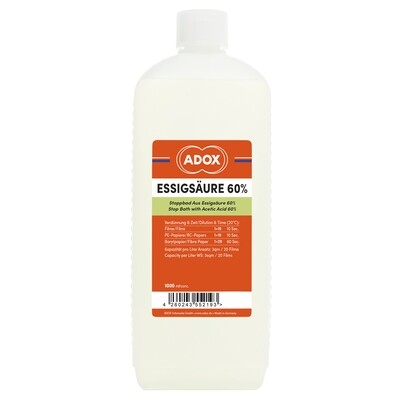 ADOX universal stop bath with incator 1 Liter Bottle.