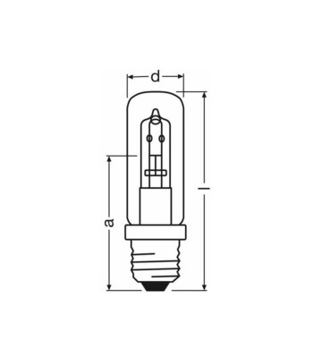 Osram Halogen lamps, medium/high voltage, single-ended 64401 100 W 230 V E27
