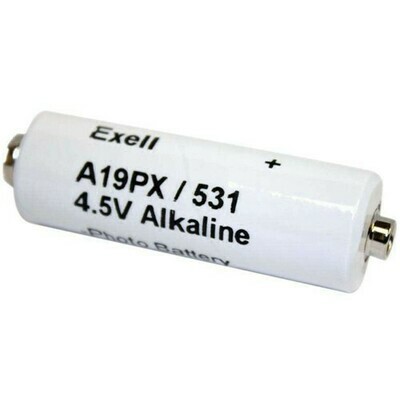 Exell Battery A19PX 4.5V Alkaline Battery for Polaroid Camera