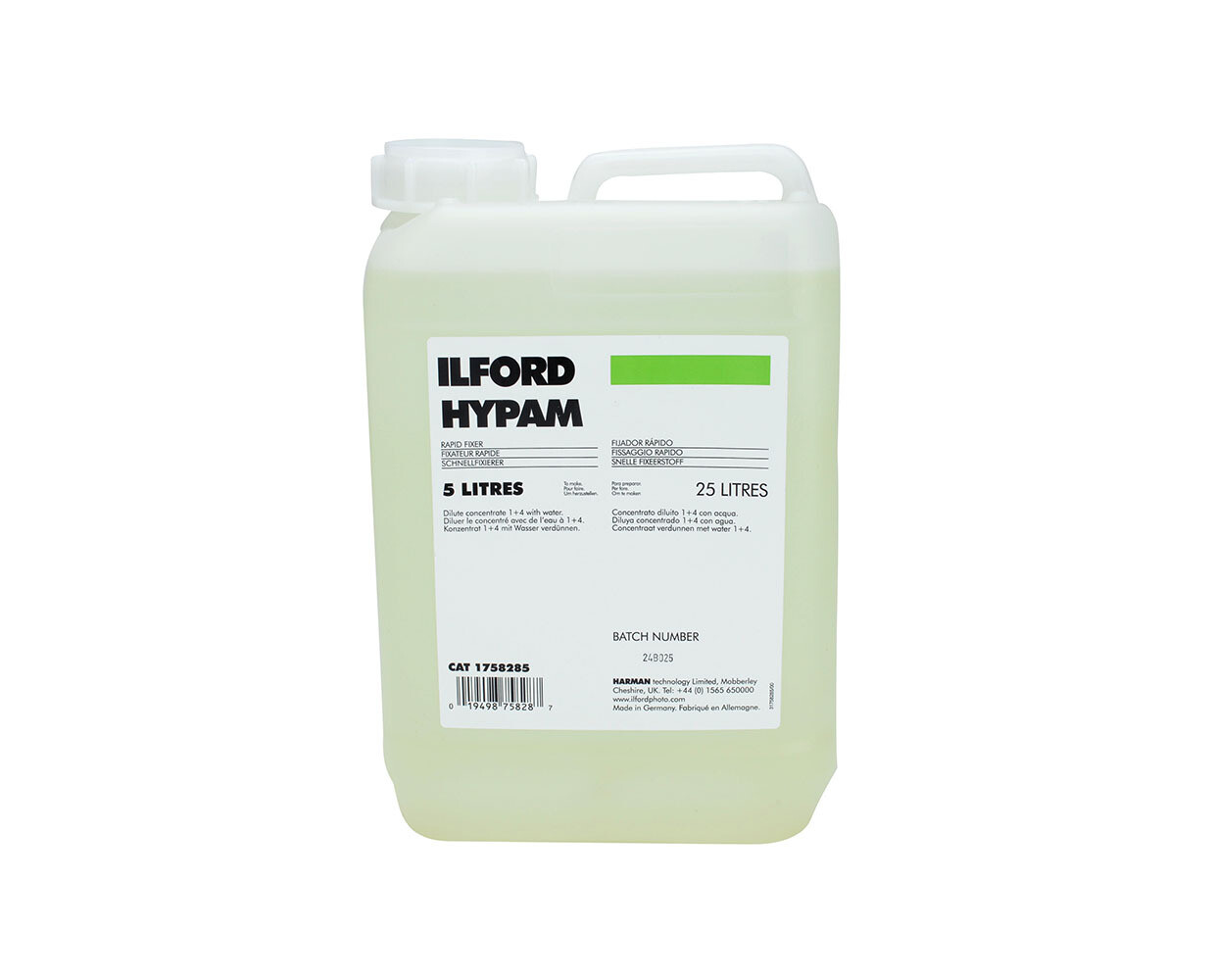 ILFORD Hypam Fixer 5 Liter - 1758285