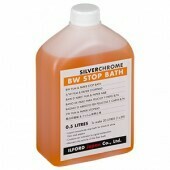 Ilford Silverchrome Stoppbath with ulilisation indicator, 500 ml for films and papers