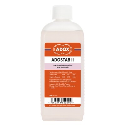 ADOX Adostab Wetting agent with image stabilizer. (Agfa Sistan) 0.5 liter