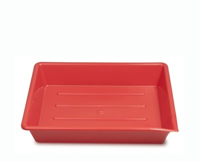 Kaiser lab trays 8x10&quot; (20x25cm) red