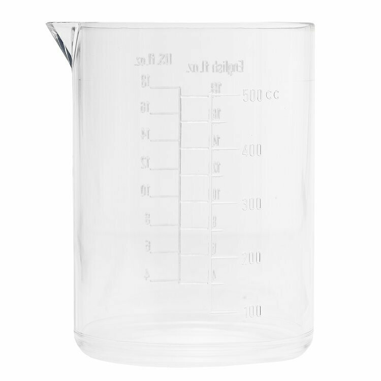 Measuring cylinder 500 ml - Scale for photo development for exact liquid dimensions maximum 500 ml/ccm