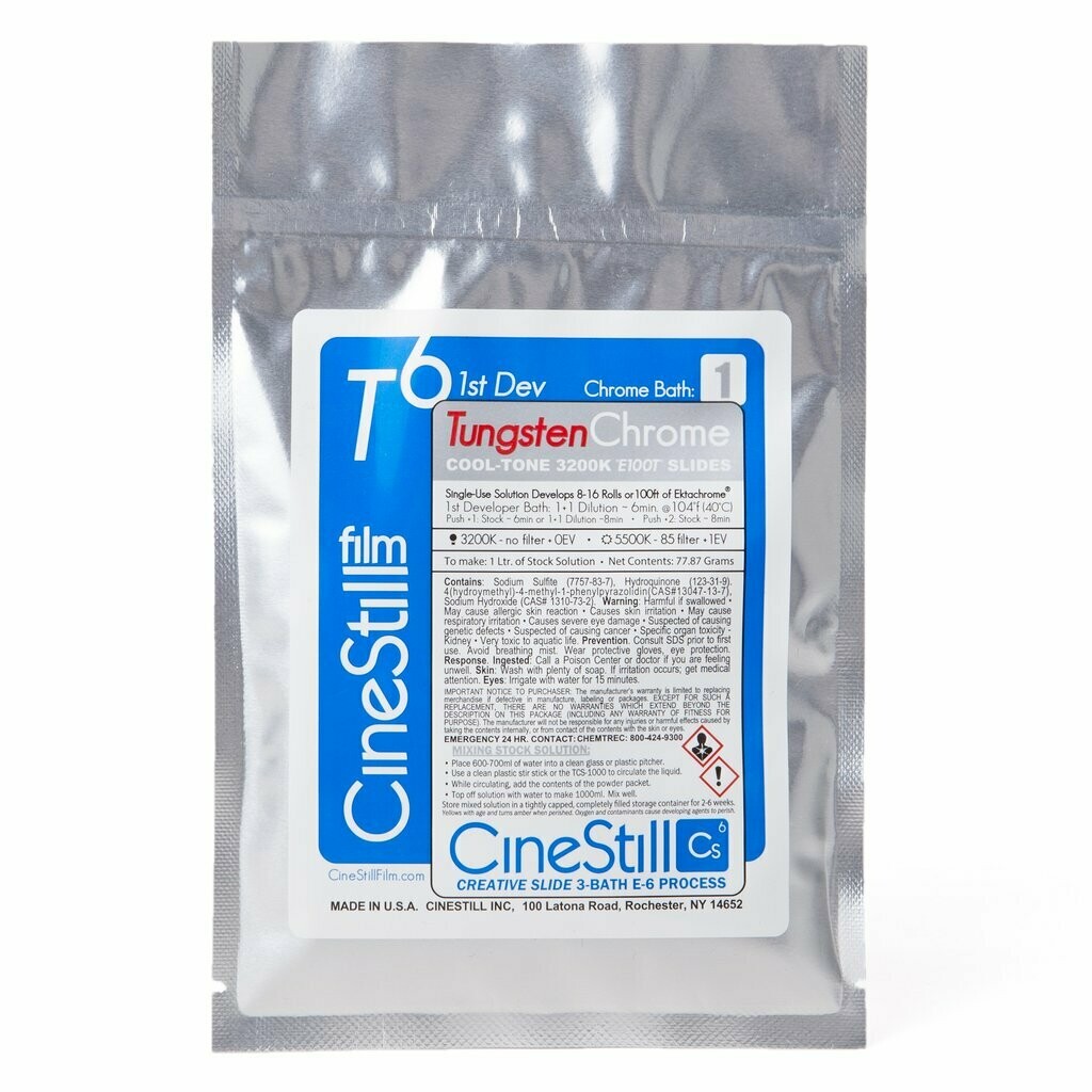 Cinestill T6 "The cold clay first developer for the 3-bath process of Cinestill.
