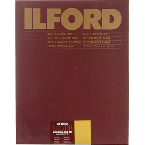 ILFORD MGFBWT24K Multigrade FB Warmtone Semi-Matt 24K 24x30,5cm / 9.5x12 Inch - 50 Blatt 1884382