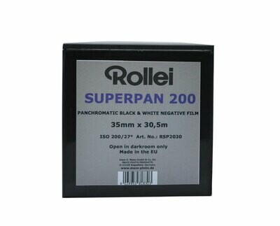 Rollei Superpan 200 Kleinbild Film 35mm x 30,5m