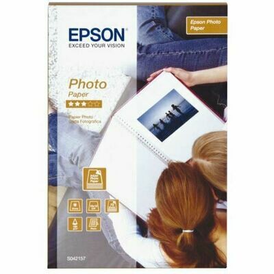 Epson Glossy Photo Paper 190g/m2 (4 x 6 inch/10 x 15cm) 2 x Packs of 70 Sheets C13S042171