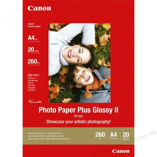 Canon Photo Paper Plus PP-201 A4 (2311B019) - 20 Blatt