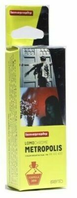 Lomography LomoChrome Metropolis 100-400 Film 110 Cartridge 24 Exposures  expired 10/2023