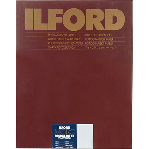 Ilford Multigrade RC Warmtone 44M pearl paper, 30.5x40.6 cm / 12x16​  Inch, 5​0 sheets