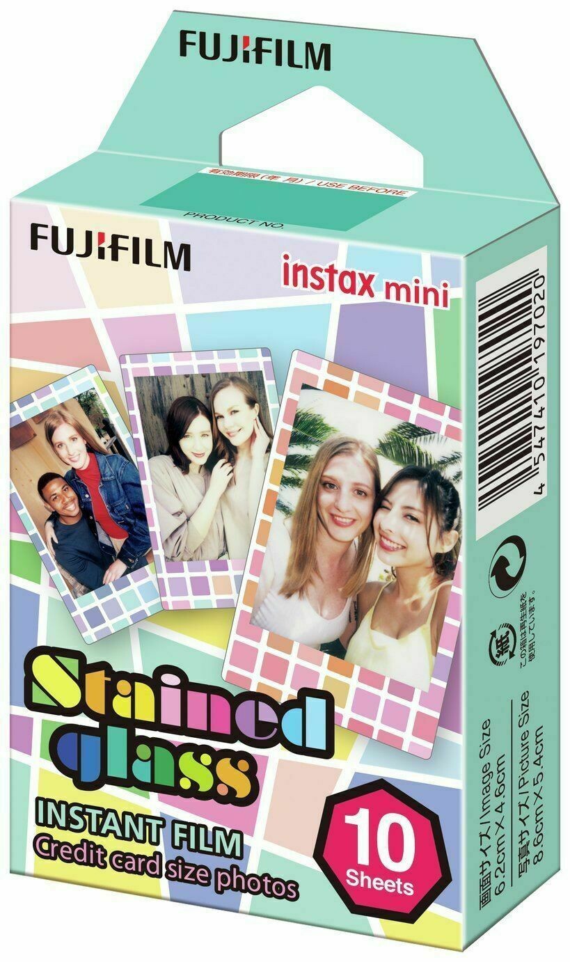 Fujifilm Instax Mini Stained Glass  Film Pack (10 Shots) 6,2x4,6 cm