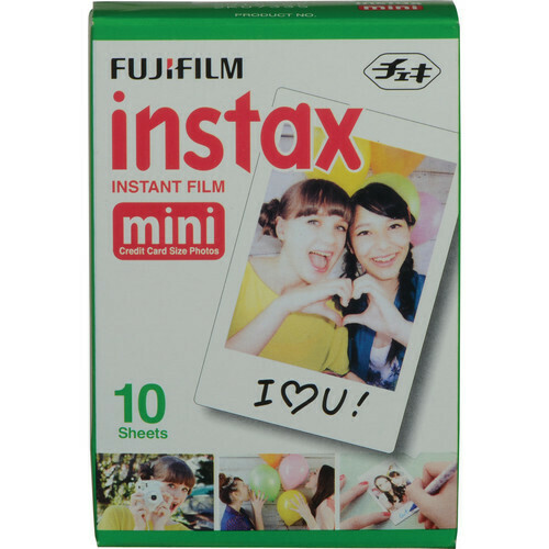 Fuji INSTAX Mini Color Film, Bildformat von 6,2x4,6 cm 10 Foto's