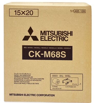 MITSUBISHI paper CK M68S 5x15/10x15/ 15x20cm (750/375 sheets)