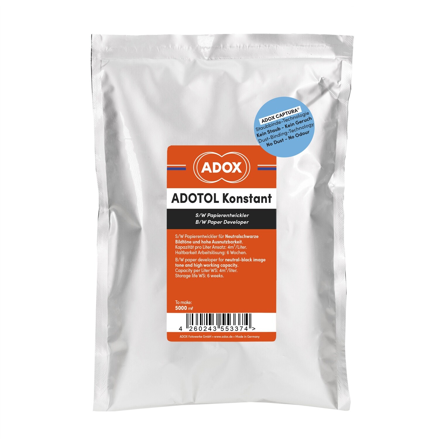 Adotol Konstant II High Capacity Paper Developer to make 5000 ml Paper Developer (identical to ORWO (Calbe) N113)