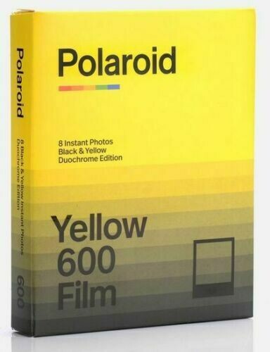 Polaroid Color i-Type Black & Yellow - Duochrome Edition mit 8 Aufnahmen