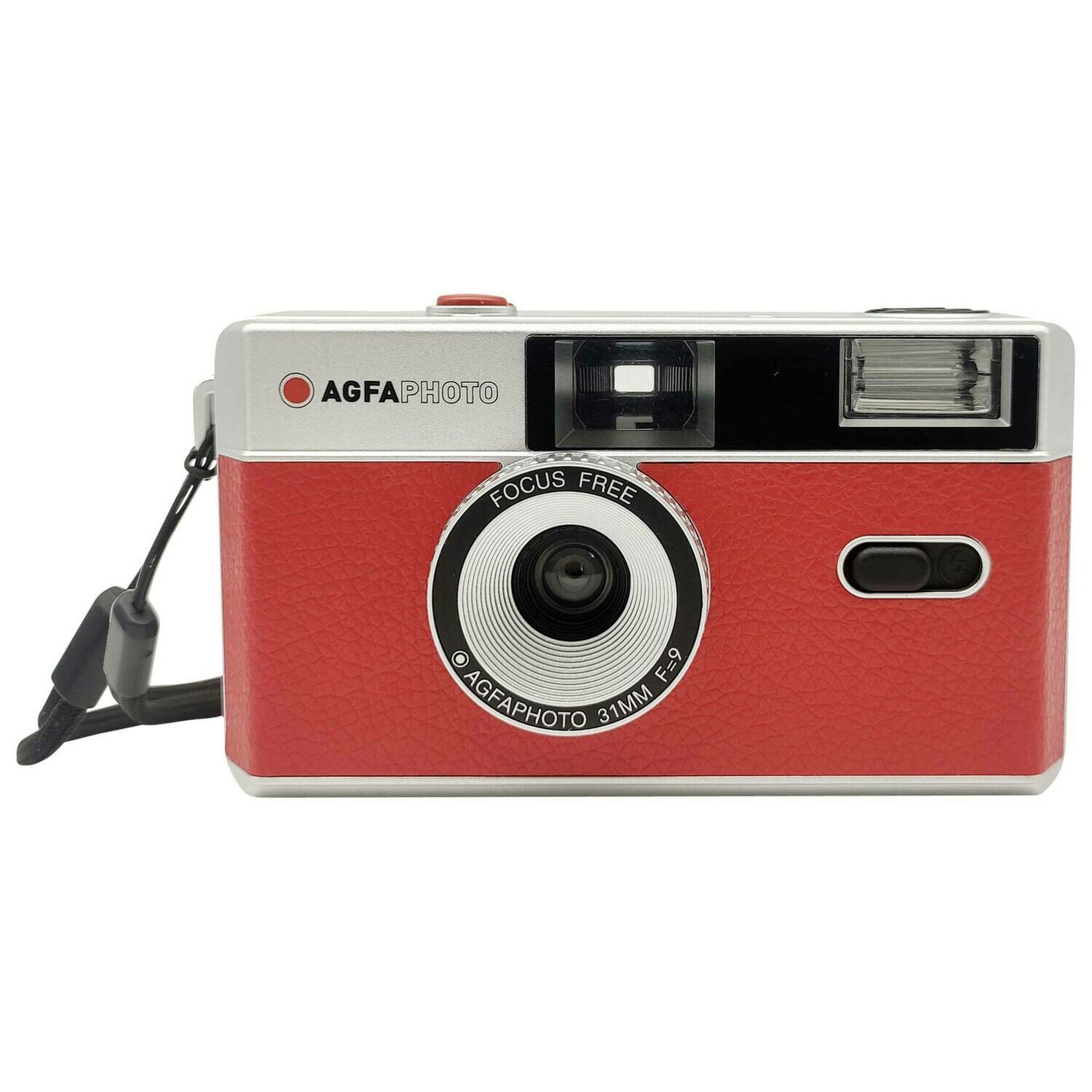 Agfaphoto Reusable Photo Camera 35 mm red