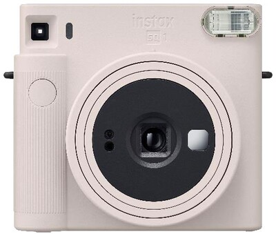 FUJIFILM INSTAX SQUARE SQ1 Instant Film Camera (Chalk White)