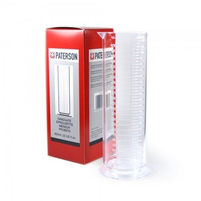 Measuring cylinder 600ml - Plastic Graduate