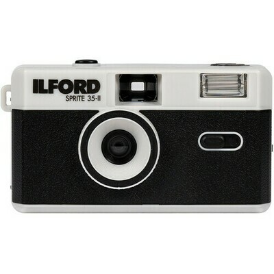 Ilford Sprite 35-II Film Camera (Schwarz und Silber)